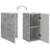 vidaXL Conjunto de mueble de TV 6 pcs Gris Concreto