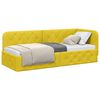 vidaXL Estructura de cama en esquina Amarillo 80 x 200 cm Terciopelo