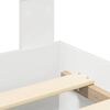 vidaXL Estructura de cama con cajón con cabecera Madera contrachapada