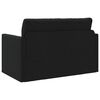 vidaXL Sof&aacute; cama 110cm Negro tela