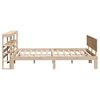 vidaXL Estructura de cama con cabecero madera de pino blanco 150x200cm