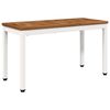 vidaXL Banco de jard&iacute;n 80,5 x 35 x 45 cm Madera de Acacia S&oacute;lida