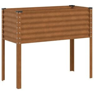 vidaXL Jardinera de jard&iacute;n 100x45x90 cm de acero corten