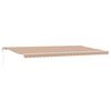 vidaXL Toldo retr&aacute;ctil Multicolor 600 x 300 cm Tela y Aluminio