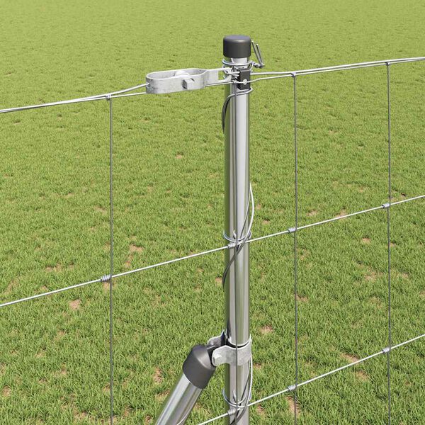 vidaXL Poste de Valla Galvanizado 25 x 1,5 m Acero