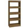 vidaXL Estanter&iacute;a madera contrachapada marr&oacute;n roble 60x30x135 cm