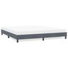vidaXL Estructura de cama sin colch&oacute;n terciopelo gris oscuro 180x210cm