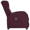 vidaXL Sill&oacute;n reclinable el&eacute;ctrico tela color morado