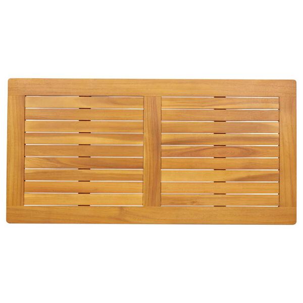 vidaXL Encimera Aceite Natural 100 x 50 x 2 cm Madera de Acacia S&oacute;lida