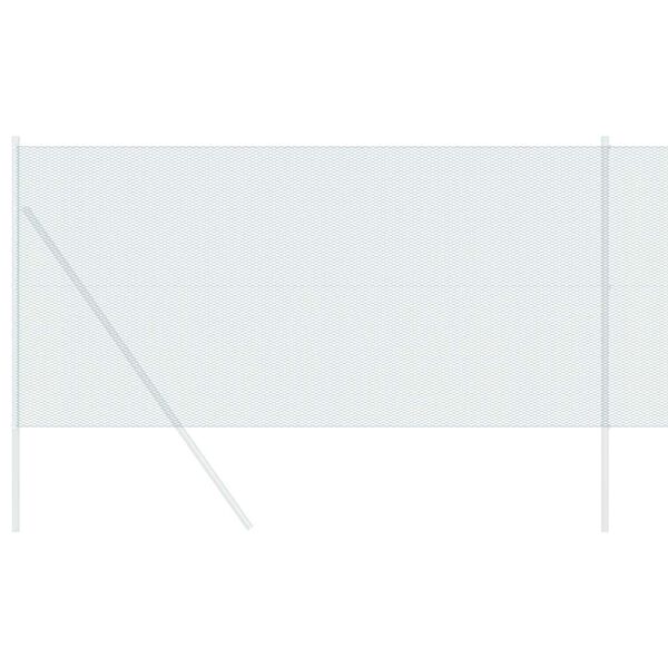 vidaXL Cerca Hexagonal Verde 1.4 x 50 m Acero