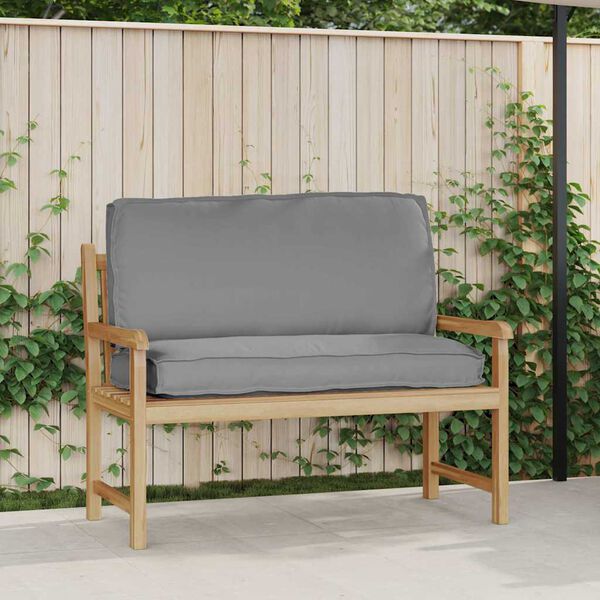 vidaXL Coj&iacute;n Gris 120 x 50 x 12 cm Tela Oxford