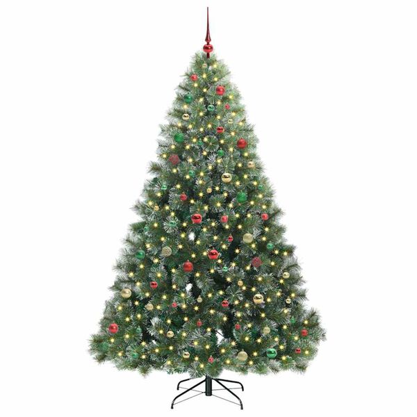 vidaXL &Aacute;rbol de Navidad artificial con 300 LED Verde 210 cm PE y PVC