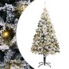 vidaXL &Aacute;rbol de Navidad artificial 180 cm PVC y Acero y Pl&aacute;stico