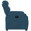 vidaXL Sill&oacute;n reclinable de terciopelo azul