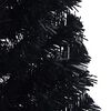 vidaXL &Aacute;rbol de Navidad Artificial Preiluminado Negro 120 cm PVC