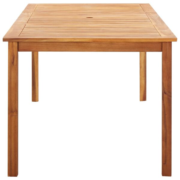 vidaXL Set de comedor 9 pzas rat&aacute;n sint&eacute;tico madera maciza acacia gris