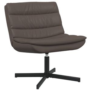 vidaXL Silla giratoria Marr&oacute;n 63 x 75 x 76 cm PU brillante