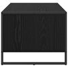 vidaXL Mesa de Caf&eacute; Roble Negro 80 x 50 x 40 cm Madera contrachapada