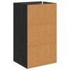 vidaXL Vitrina Roble Negro 40 x 33 x 70 cm Madera contrachapada
