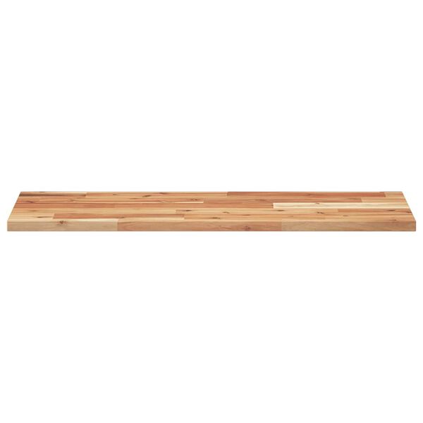 vidaXL Estante flotante 4 uds madera acacia acabado aceite 80x30x2 cm