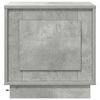 vidaXL Armario de Noche 2 pcs Gris Concreto 44 x 34,5 x 45 cm