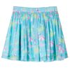 Falda plisada infantil color aguamarina claro 140