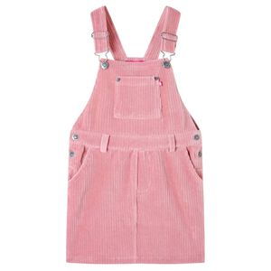 vidaXL Vestido infantil pana rosa claro 92