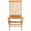 vidaXL Conjunto de comedor de jardín 5 piezas madera maciza de teca