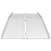 vidaXL Rampa para silla de ruedas 270 kg Plateado 92 x 73 x 5 cm
