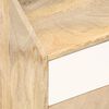 vidaXL Mesita de noche de madera maciza de mango 40x30x50 cm