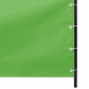 vidaXL Toldo pantalla para balc&oacute;n tela oxford verde claro 120x240 cm