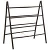 vidaXL Escalera de manta de doble cara Negro 90 x 50 x 100 cm Bamb&uacute;