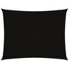 vidaXL Toldo de vela rectangular tela Oxford negro 3x4,5 m