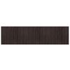 vidaXL Alfombra rectangular bamb&uacute; marr&oacute;n oscuro 80x300 cm