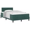 vidaXL Cama tipo Box Spring Verde oscuro 120 x 190 cm Terciopelo
