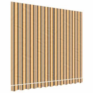 vidaXL Tela de repuesto para toldo multicolor 300x250 cm poli&eacute;ster