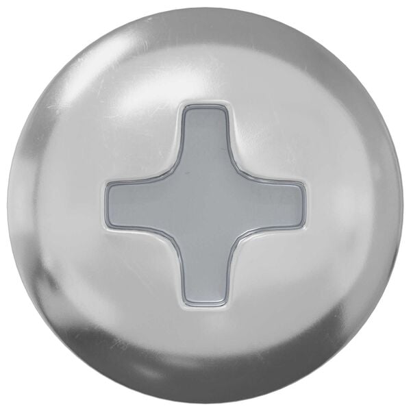 vidaXL Tornillo 12 pcs Plateado 9,8 x 35 mm Hierro