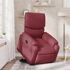 vidaXL Sill&oacute;n el&eacute;ctrico reclinable elevable de tela rojo tinto