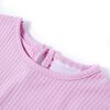 Camiseta infantil rosa claro 104