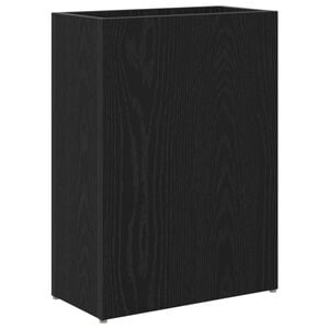vidaXL Paraguero Roble Negro 40 x 20 x 55,5 cm Madera de ingenier&iacute;a