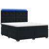 vidaXL Cama box spring con colch&oacute;n Negro 180 x 200 cm Terciopelo
