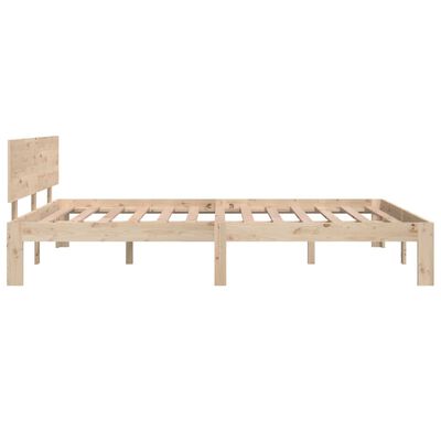 vidaXL Estructura de cama madera maciza de pino 140x200 cm