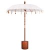 vidaXL Sombrilla balinesa con base Redondo 190 x 190 x 295 cm