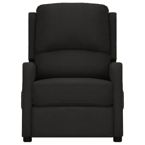 vidaXL Sillón de masaje de tela negro