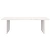 vidaXL Soporte de monitor madera maciza de pino blanco 50x27x15 cm