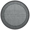vidaXL Alfombra de exterior ARAKIL gris &Oslash;120 cm PP
