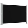 vidaXL Toldo lateral retr&aacute;ctil para patio 160x300 cm negro