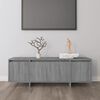 vidaXL Mueble de TV madera contrachapada gris Sonoma 120x30x40,5 cm