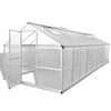vidaXL Invernadero de aluminio 481x250x195 cm 23,44 m&sup3;