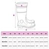 vidaXL Botas de agua con calcetines extra&iacute;bles negro n&uacute;mero 46 PVC